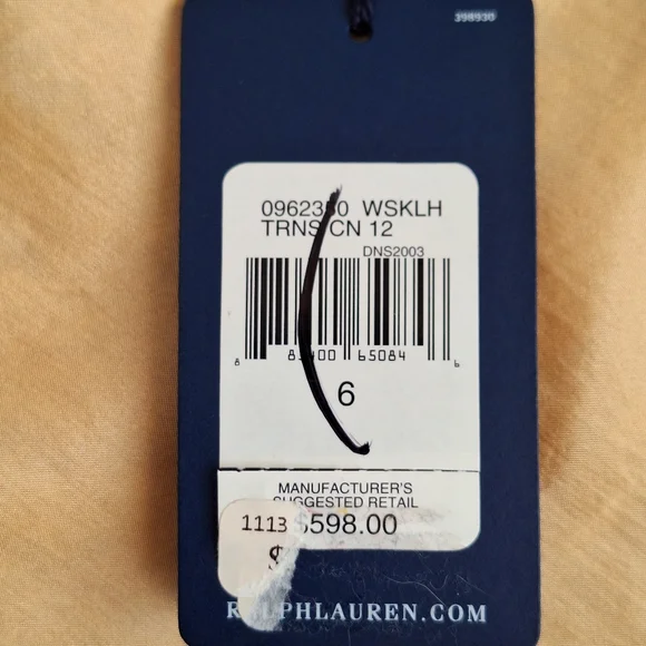 Ralph Lauren Blue Label Halter Top Size 6 NWT - Picture 13 of 13